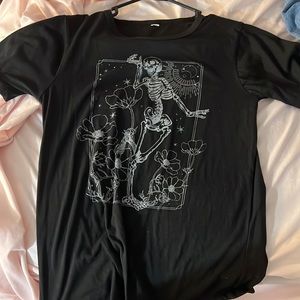 Black Skeleton Shirt